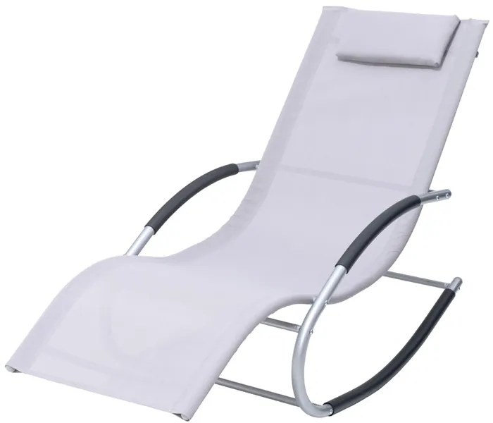 Set van twee tuinschommelstoelen Orlando Garden Point grijs