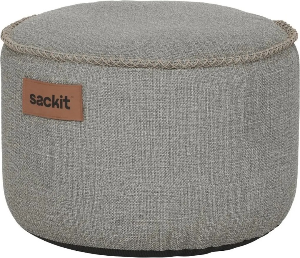 RETROit Poef Cobana Drum - Kirra Grey