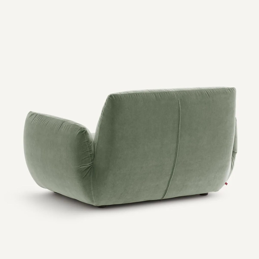 Fauteuil in fluweel, Spogano