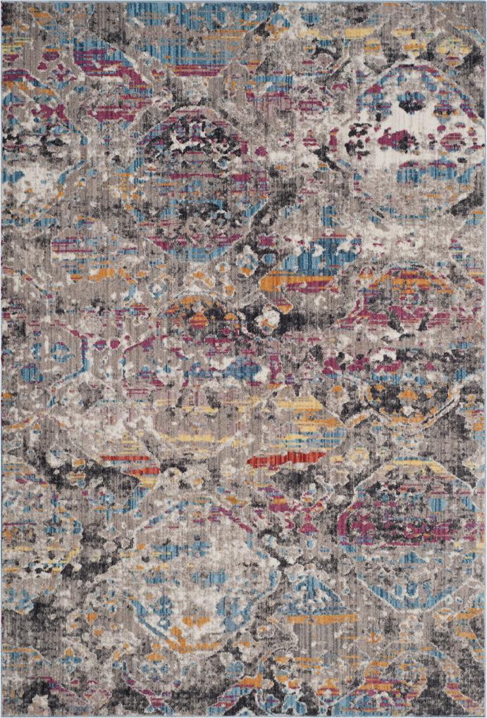 Safavieh | Vloerkleed Bellini 120 x 180 cm grijs, blauw vloerkleden polyester vloerkleden & woontextiel vloerkleden