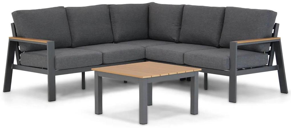 Loungeset  Aluminium/polywood Grijs  Domani Furniture Pescara