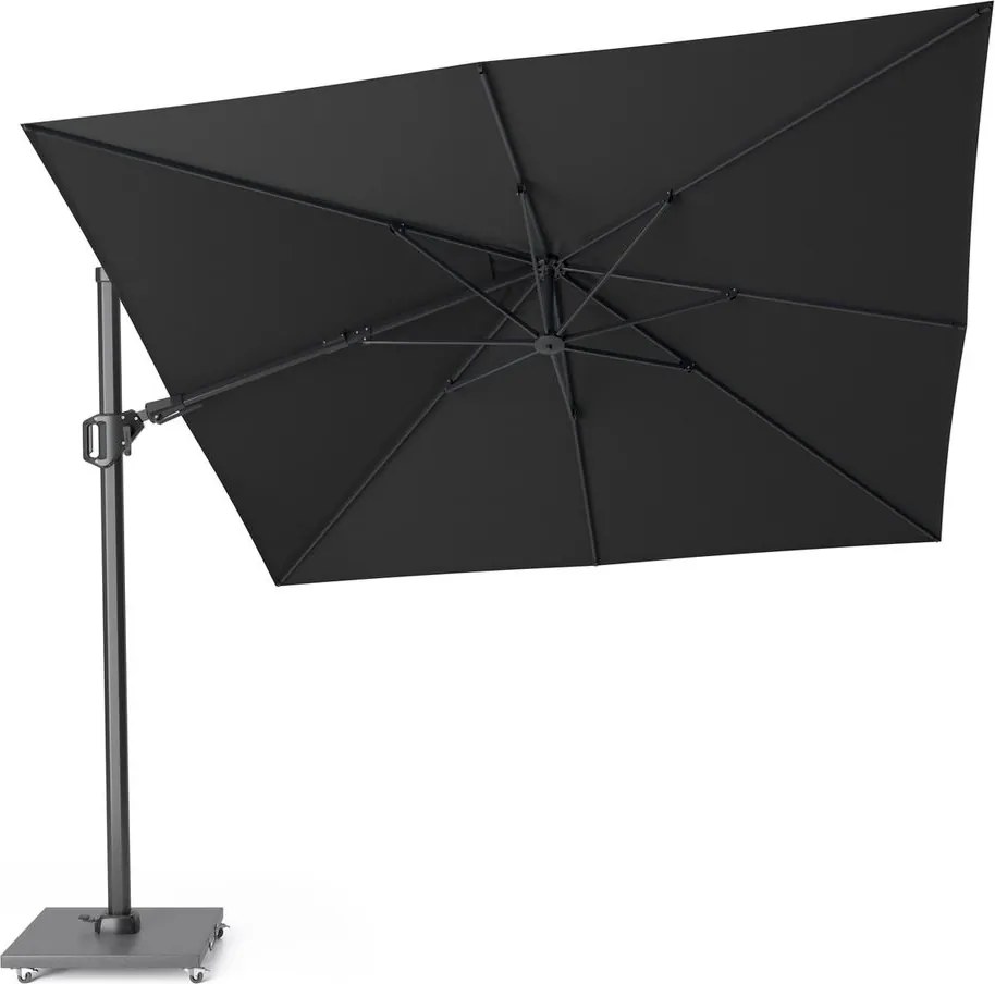 Platinum premium zweefparasol'Challenger T²'- Faded Black - 300x300cm
