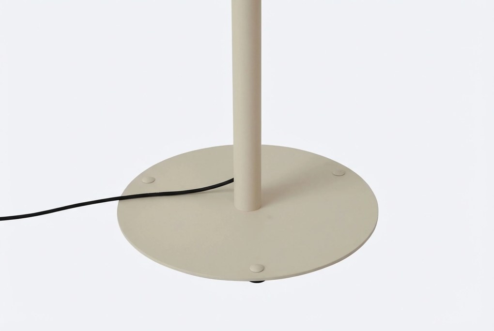 Scandinavische Buiten Vloerlamp Beige Met Witte Kap IP - Mississippi Aluminium/Kunststof Zand/Beige