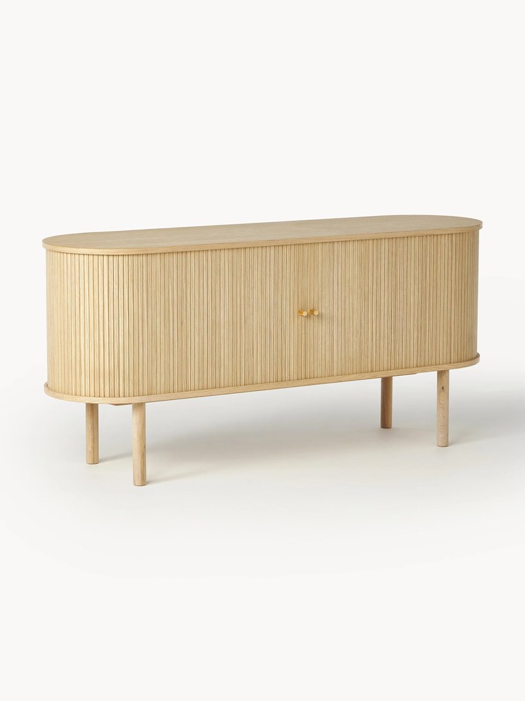 Dressoir Calary met gefluteerde voorkant