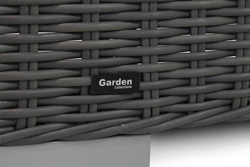 Stoel en Bank Loungeset 5 personen Wicker Grijs Garden Collections Toronto