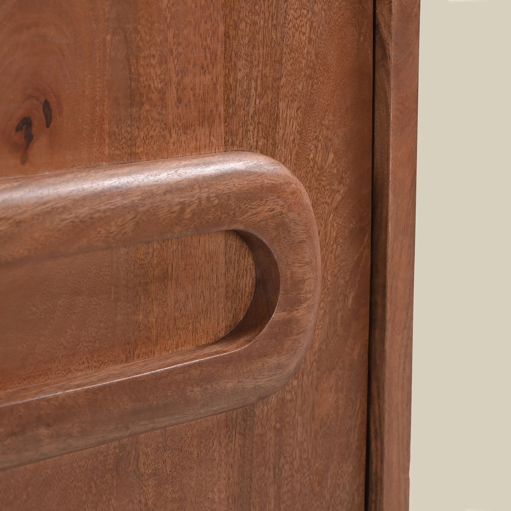 Vintage Design Nachtkastje Hout - 50x40x55cm.