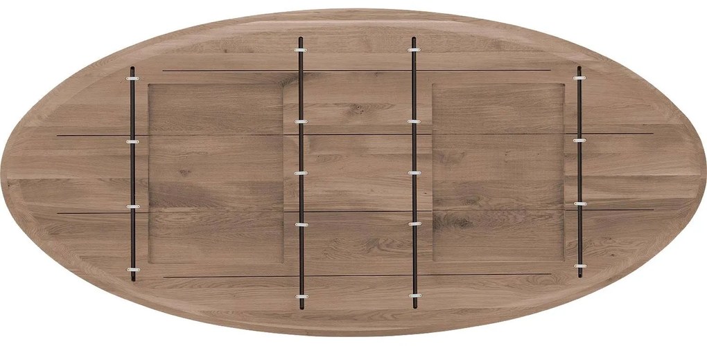 Goossens Excellent Eettafel Mente, Ovaal 280 x 130 cm