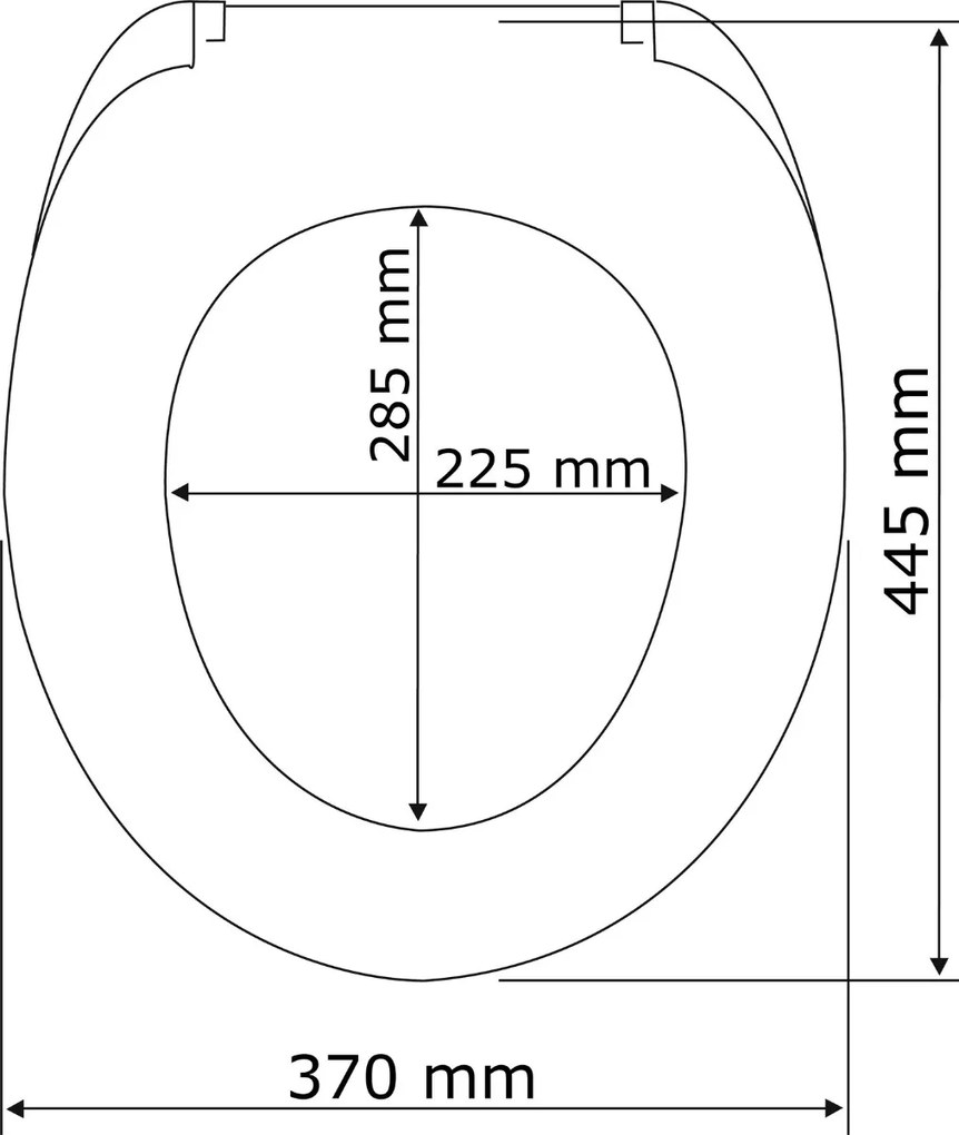 Wenko Gubbio Easy-Close toiletzitting wit