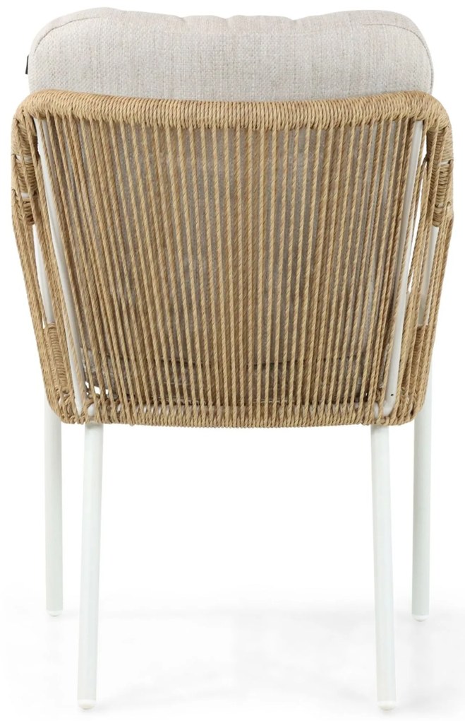Tuinstoel Aluminium/rope Wit Hartman Cairo