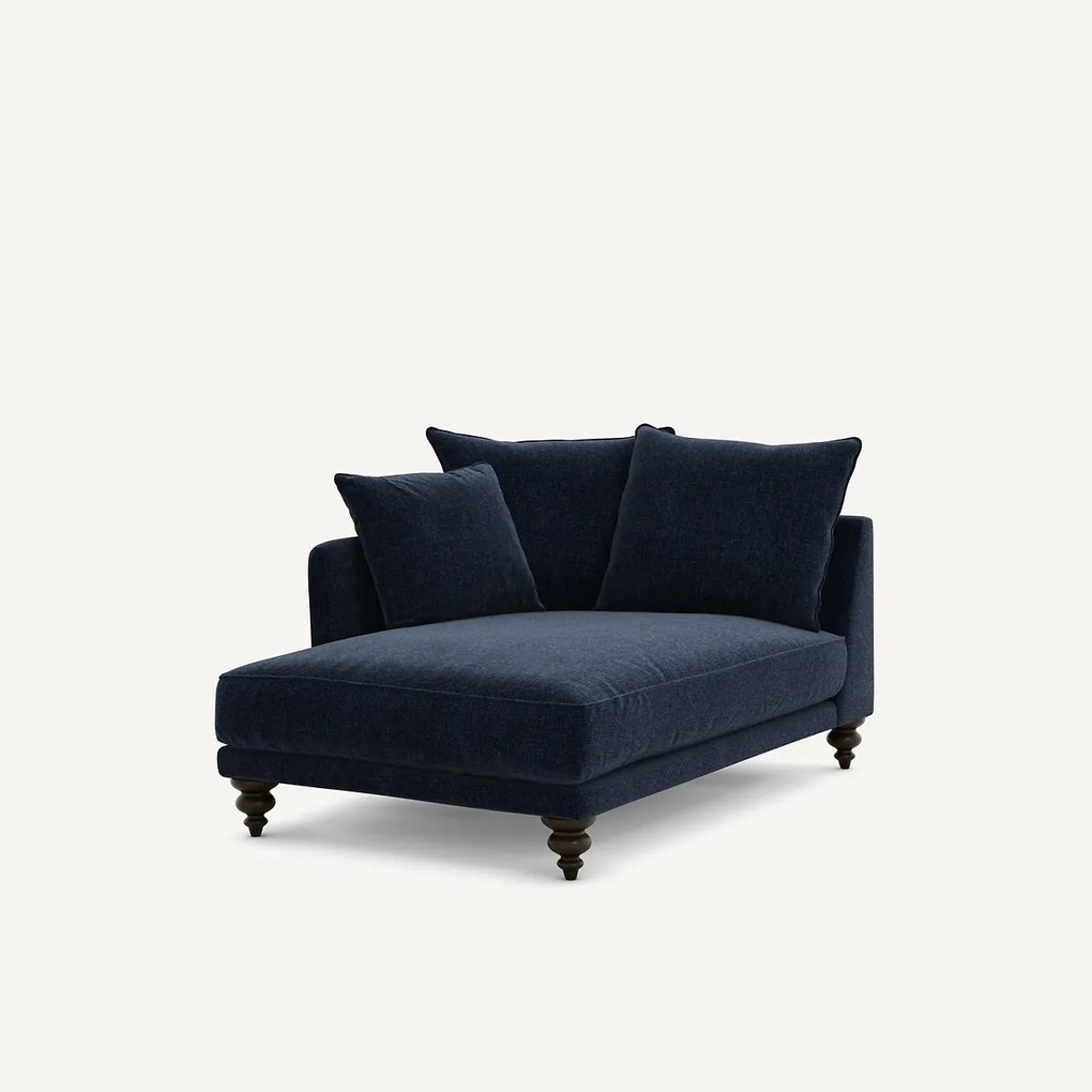 Chenille fluwelen longchair, Lazare