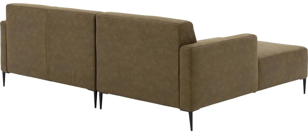 Goossens Key West groen, micro leer, 2-zits, modern design