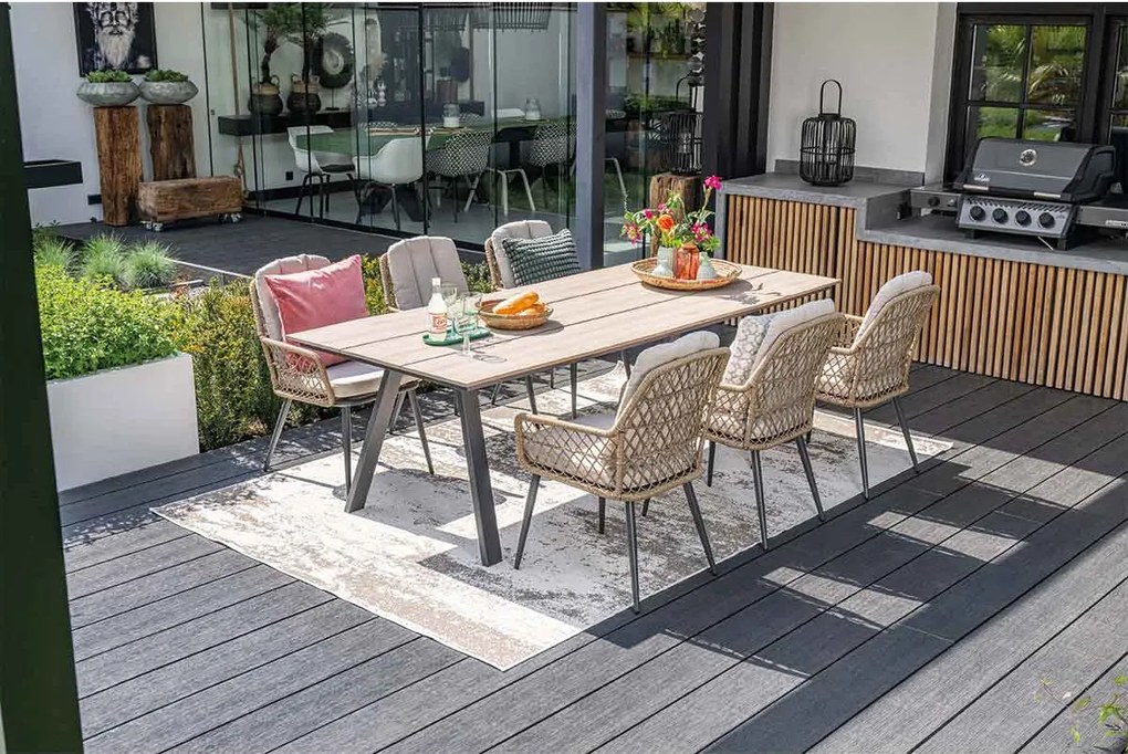 Garden Impressions Kalibo lounge dining stoel - donker grijs