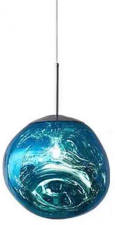 NJOY hanglamp glas 27cm blauw