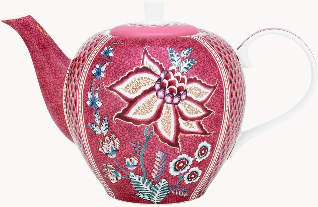 Porseleinen theepot Flower Festival