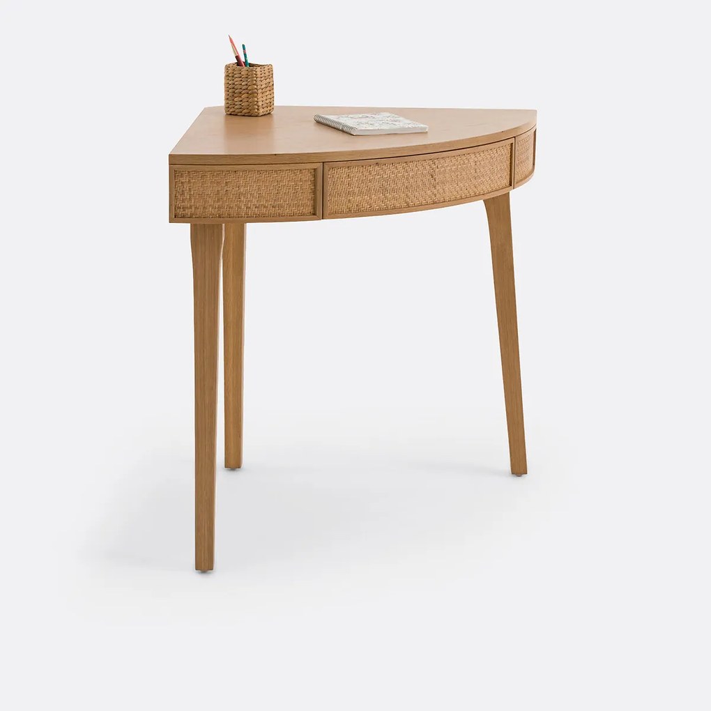 Bureau, hoekconsole met lade, Achilde