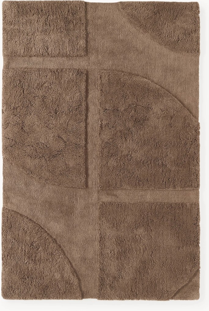 Pluizig hoog-laag vloerkleed Jade