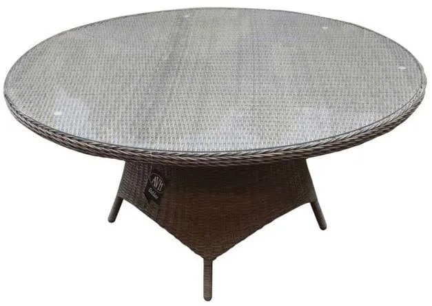 Showroommodel Riccione dining tuintafel 150 cm rond grijs