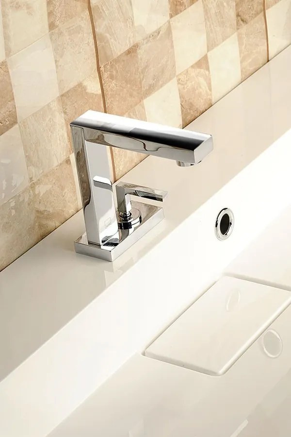 Sapho Soliter wastafelkraan met joystick chroom