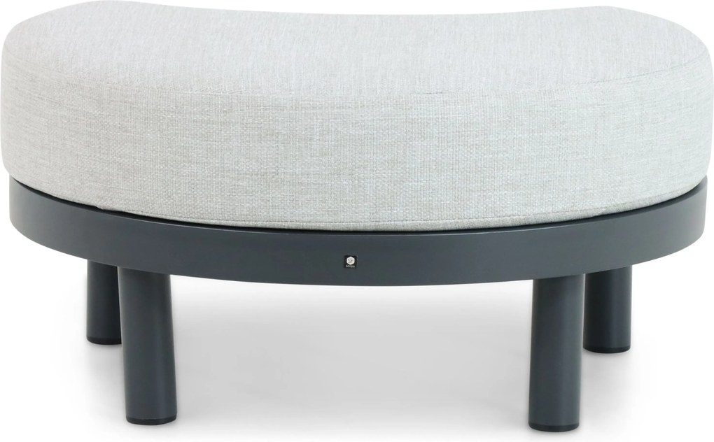 Bistroset 2 personen Aluminium/Rope Grijs Santika Furniture Santika