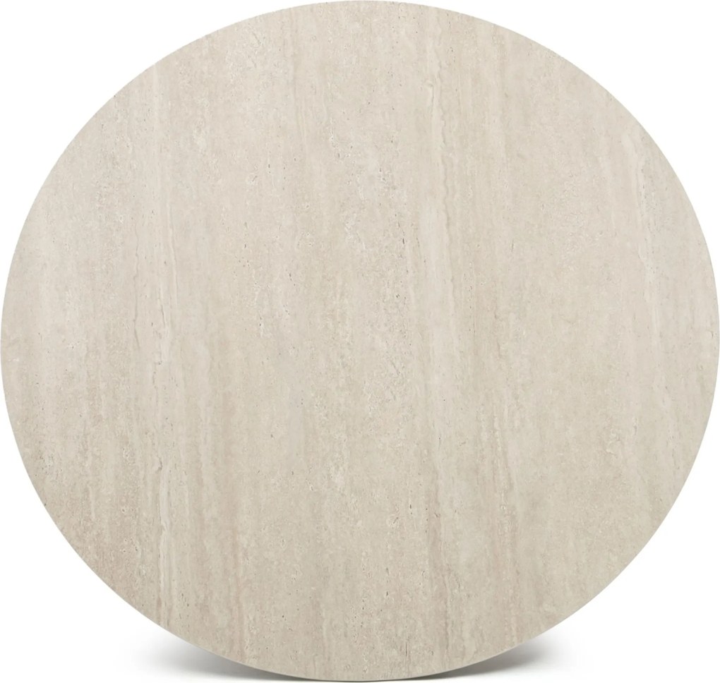 Dining Tuintafel rond 158 cm met lazy susan Taupe Trino