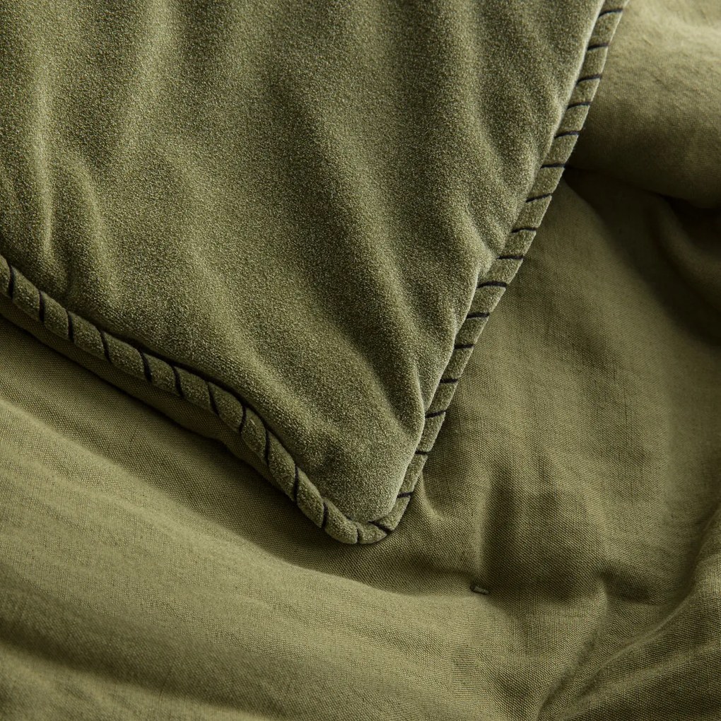 Dekbed in gewassen katoenfluweel, Parma