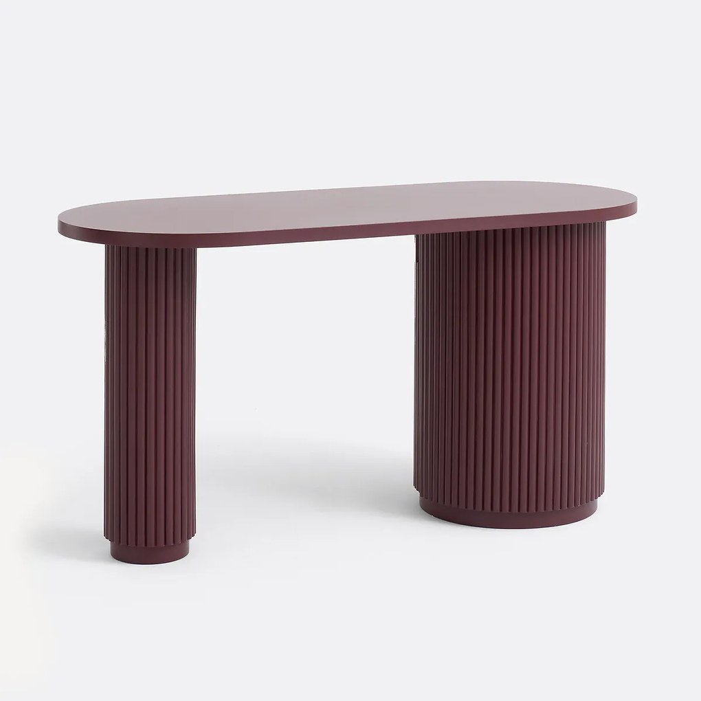 Bureau in organische vorm, 1 deur, Genna