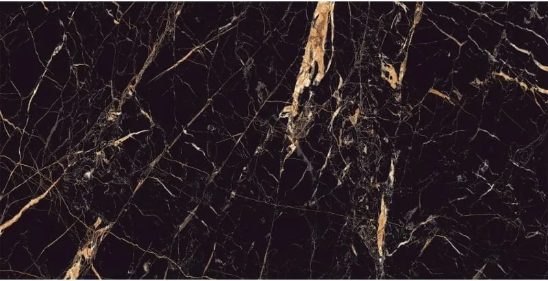 Mexen Python Gold geglazuurd gerectificeerd gres G1, vloer- en wandtegel 120 x 60 cm, hoogglans - TL212-120-060-00