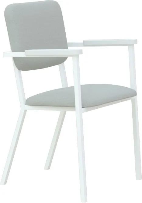 Studio HENK Co Armchair stoel met wit frame Kvadrat Hallingdal 65 - 123