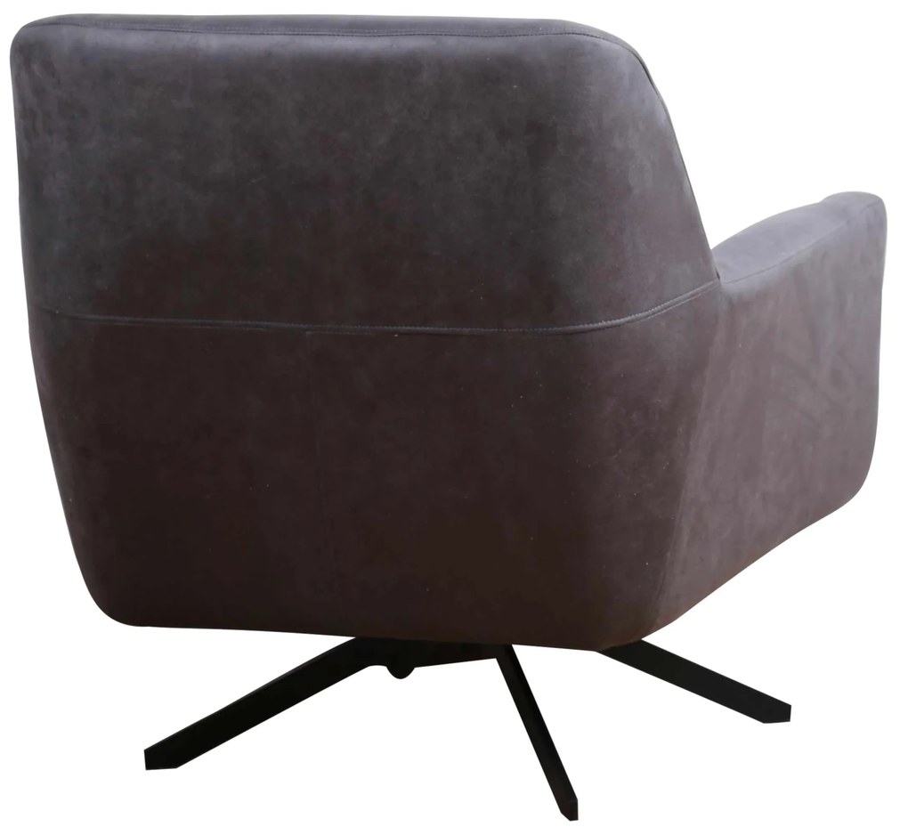 Fauteuil - Dion - stof Soft antraciet