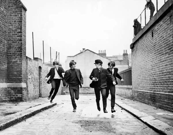 Kunstfotografie A Hard Day'S Night 1964, (40 x 30 cm)