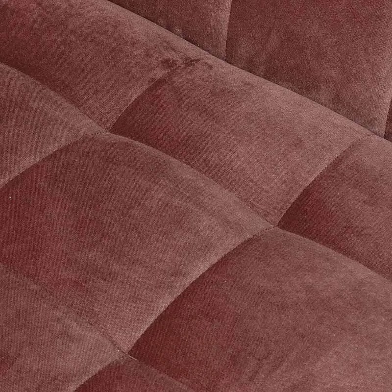 3 zitsbank - Rang - velours Juke carmine 36