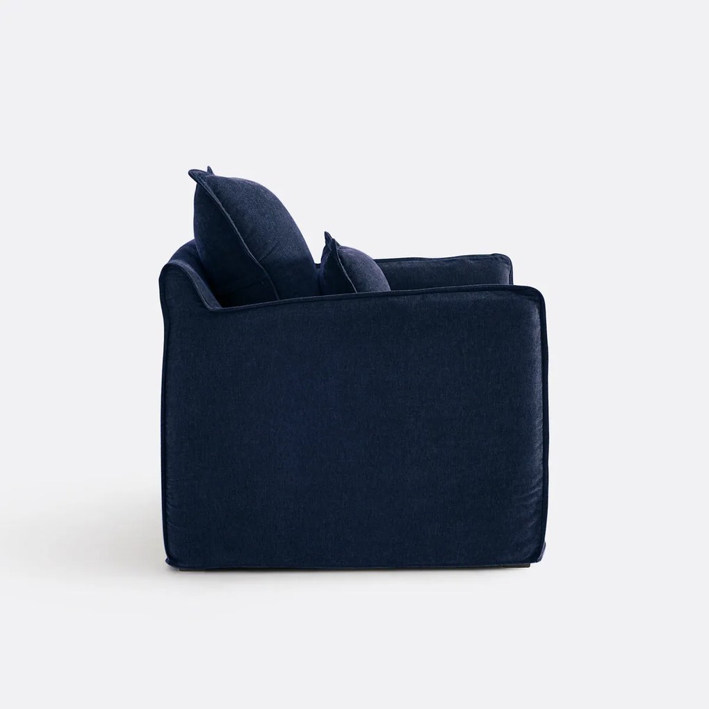 Fauteuil, afneembare hoes, in gemêleerd polyester, ODNA