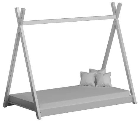 Peuter Wit Eenpersoons hemelbed - Titus Tipi-stijl voor kinderen Kinderen Peuter Junior 5059914020913 Children's Beds Home, 180x90, 12 cm latex met h