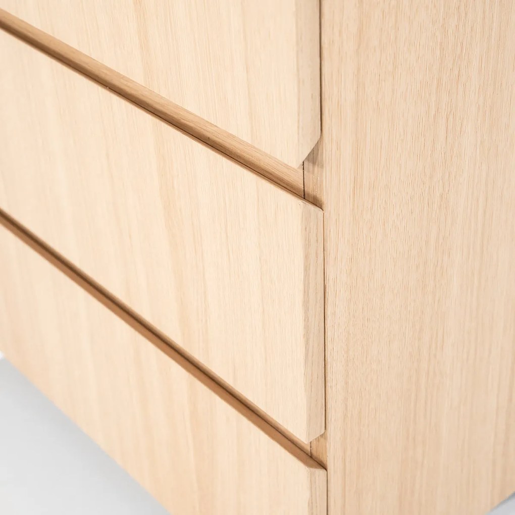 Eleonora Thomas Moderne Kast Van Licht Eiken Hout 85x210 Cm - 85x42x210cm.