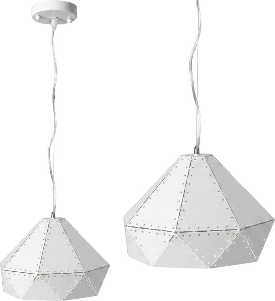 Metalen Plafondlamp Wit APP237-1CP