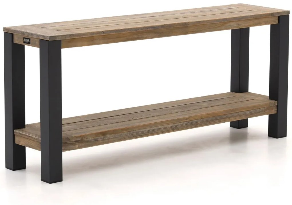 Sidetables (wandtafel) ROUGH | Rechthoekig  | Tuintafel Teakhout | 170x42cm | Kees Smit Tuinmeubelen