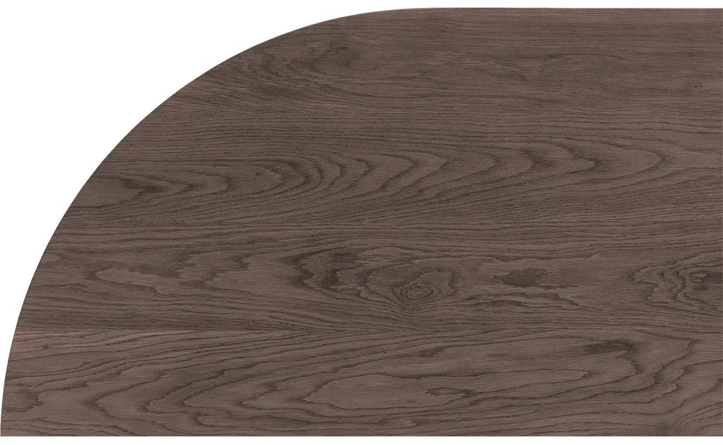 Goossens Excellent Eettafel Uniek, Semi rond 180 x 100 cm