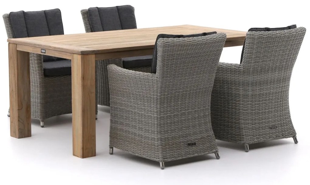 Diningset Intenso  | 4 personen | Tuinset teakhout | 5-delig | Kees Smit Tuinmeubelen