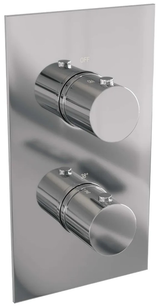 Brauer Chrome Edition complete inbouw regendouche met 3 standen handdouche, gebogen wandarm en hoofddouche 20cm set 33 chroom