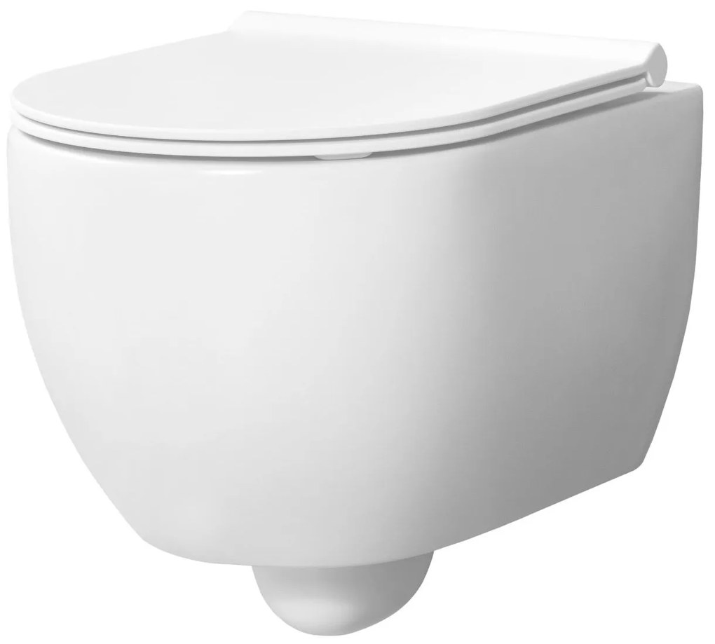 Xenz Gio randloos toilet 52cm met vortexspoeling en zitting wit glans