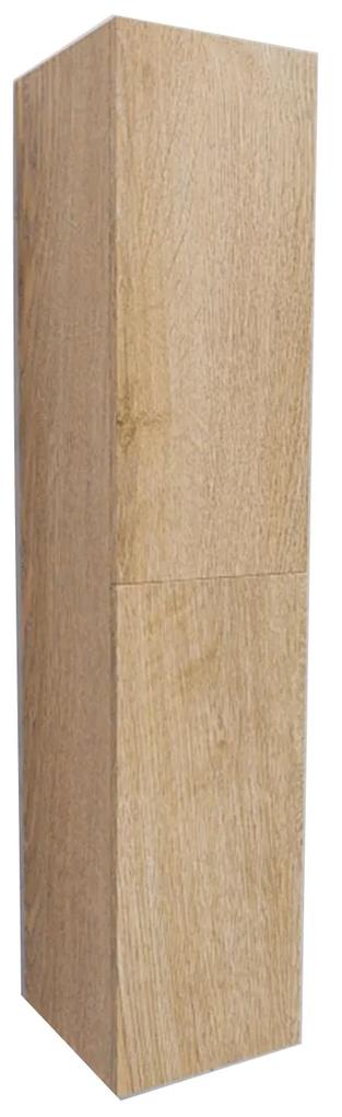 Kolomkast BWS Warschau 160x35x35cm MDF Omkeerbaar Wood Washed Oak