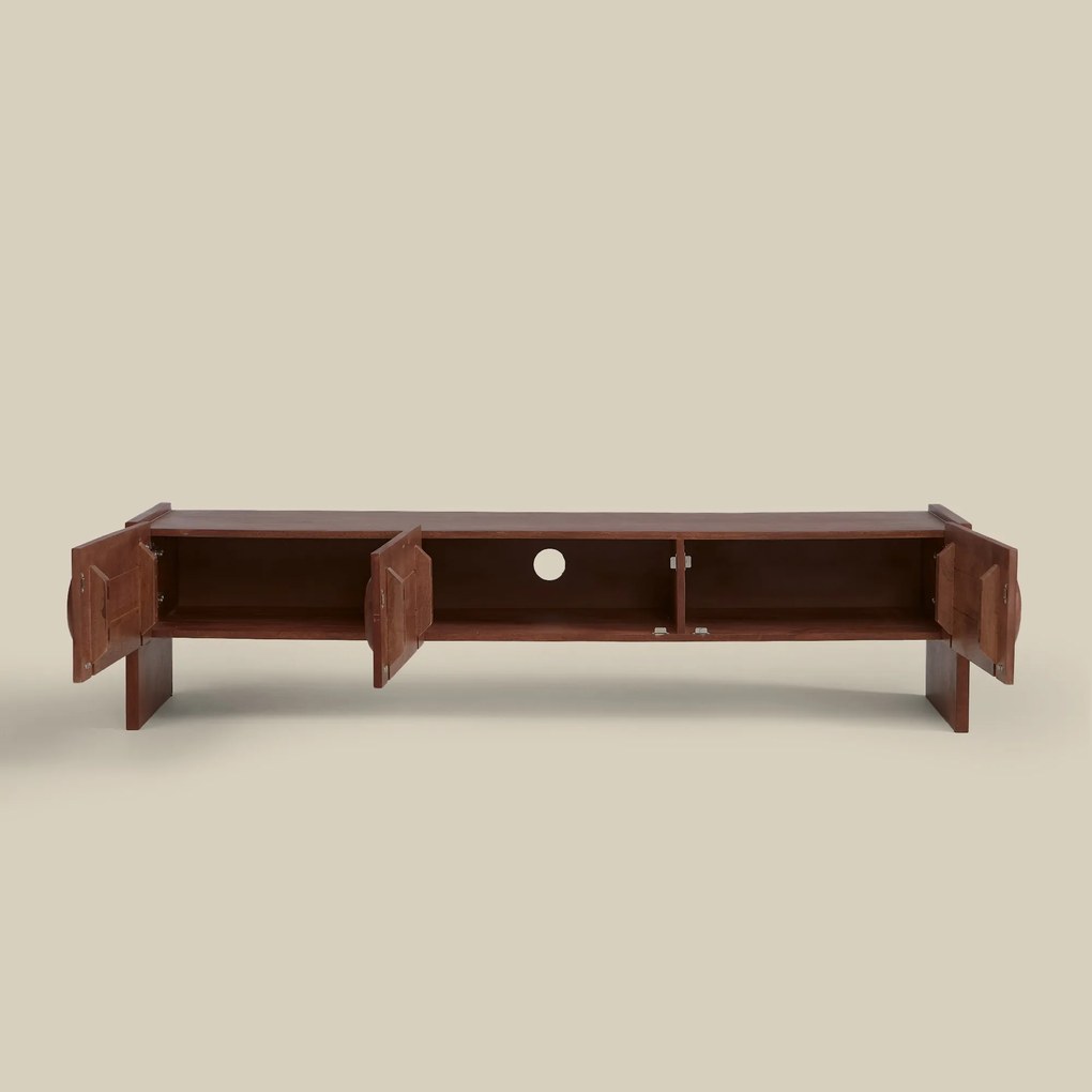 Houten Tv-meubel Vintage Design - 160x40x40cm.