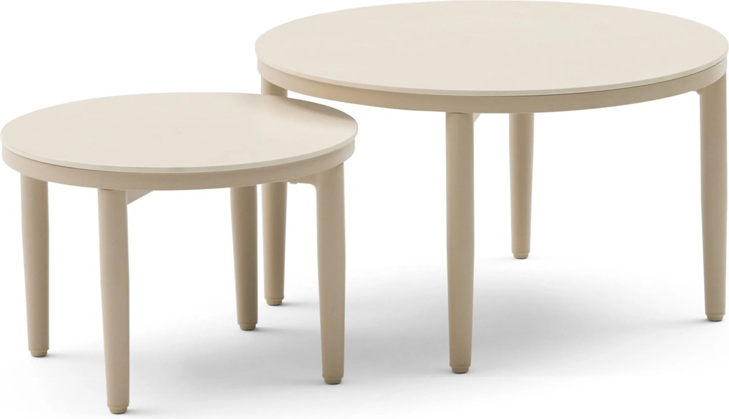 Stoel en Bank Loungeset 5 personen Aluminium/rope Taupe  Coco Vinci/Ibiza