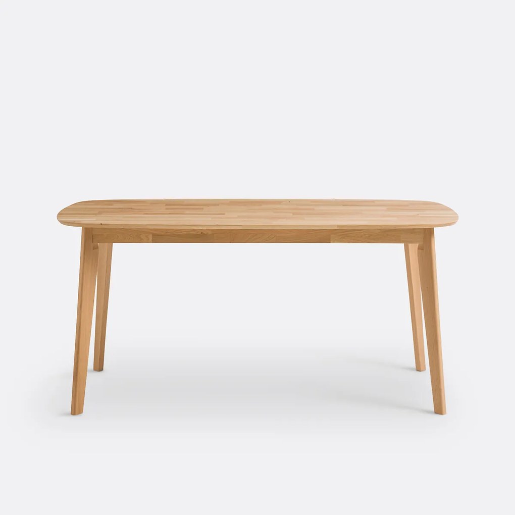 Eettafel, massief eiken, 6 couverts, Dalmar