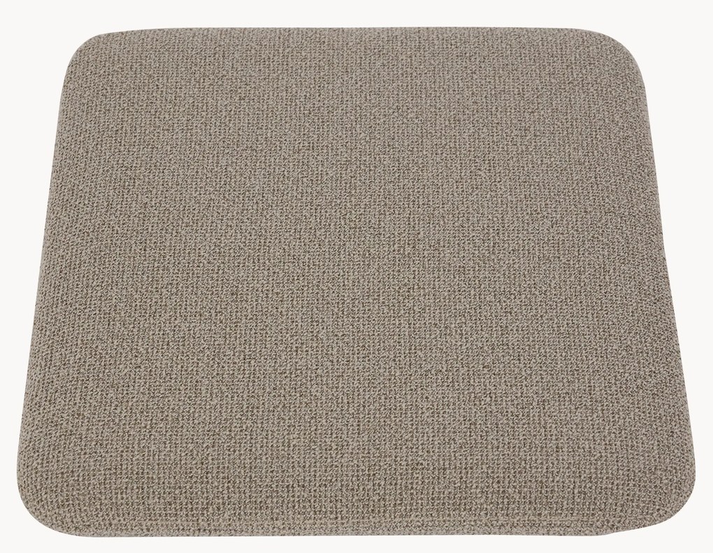 Bouclé zitkussen Curva voor krukjes