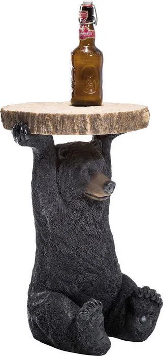 Bijzettafeltje Zwarte Beer - 40 X 40cm.