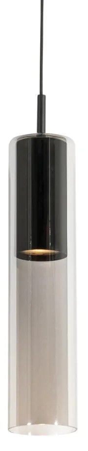 Moderne hanglamp zwart voor railsysteem 1-fase - Iconic Lloyd