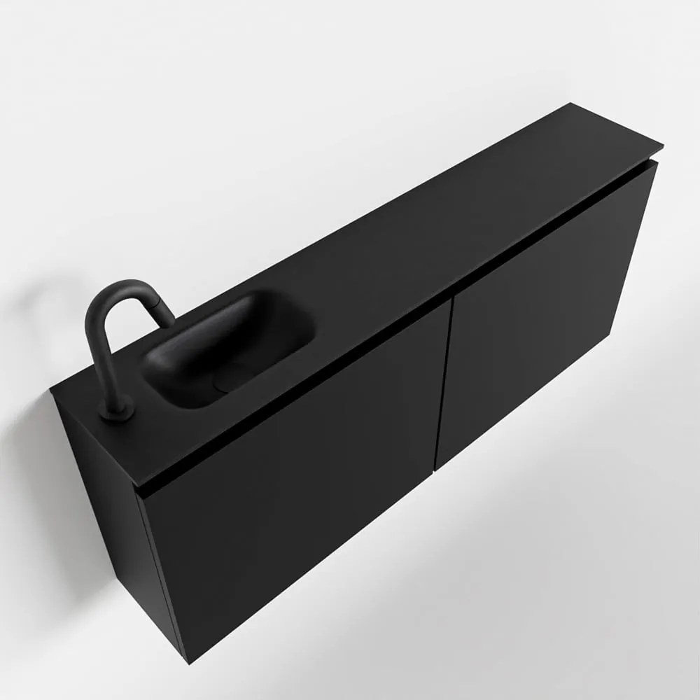 Mondiaz Ture 120cm toiletmeubel urban met wastafel urban links 1 kraangat