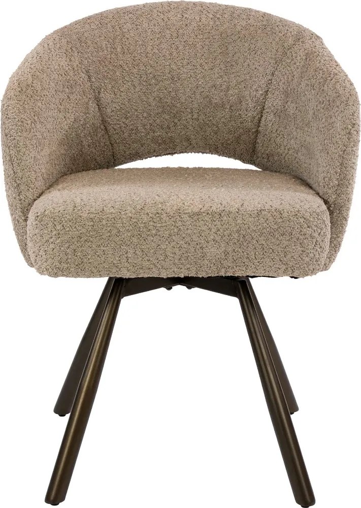 Draaibare Eetkamerstoel Boucle