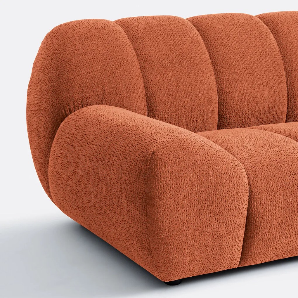 Hoekbank rechts, reliëfstof, Nuria